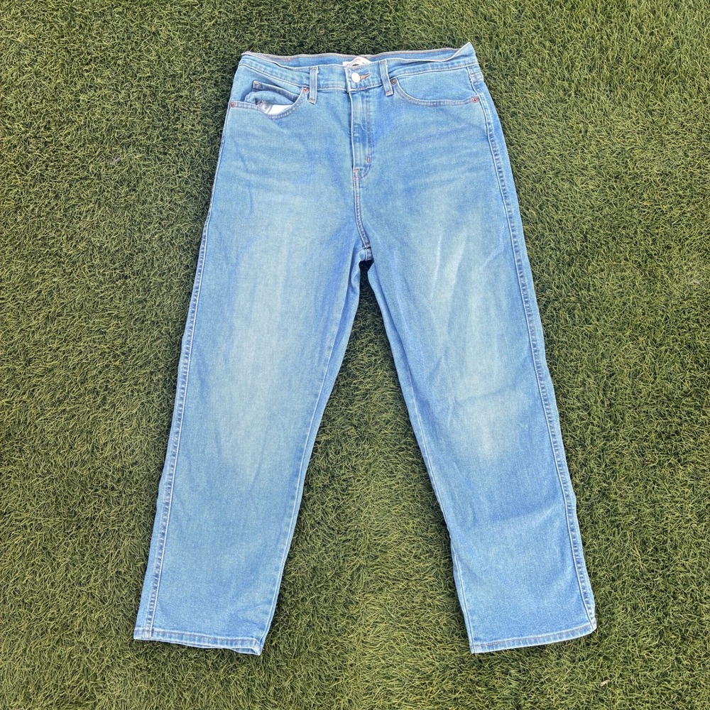 Levi Strauss Signature High-Rise Straight Jeans Light Wash Men's Sz 10 32x26